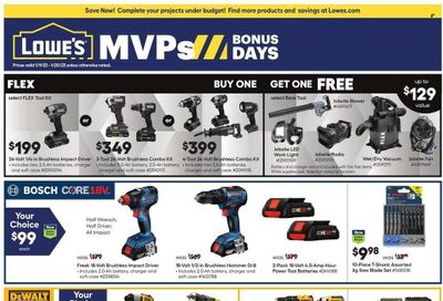 Lowe's Weekly Ad Flyer Specials January 9 to January 20, 2023