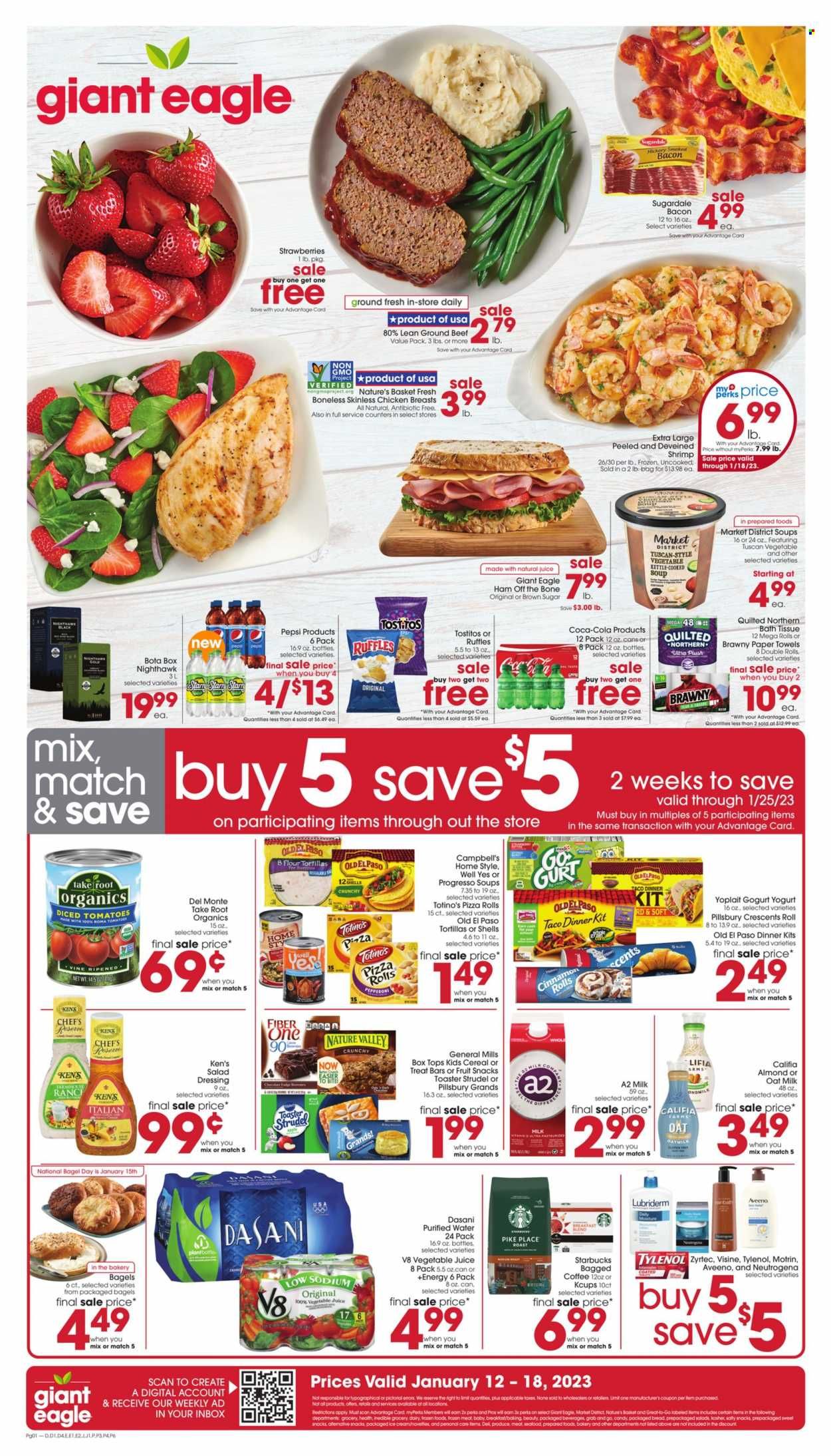 Giant Eagle (OH, PA) Weekly Ad Flyer Specials January 12 to January 18