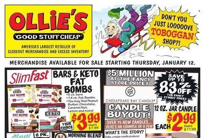 Ollie's Bargain Outlet Weekly Ad Flyer Specials January 12 to January 18, 2023