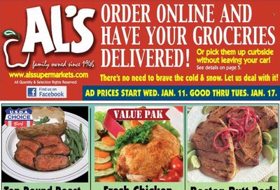 Al's Supermarket (IN) Weekly Ad Flyer Specials January 11 to January 17, 2023