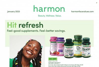 Harmon Face Values (CA, FL, NJ, NV, NY) Weekly Ad Flyer Specials January 1 to January 31, 2023