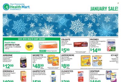 Health Mart Weekly Ad Flyer Specials January 1 to January 31, 2023