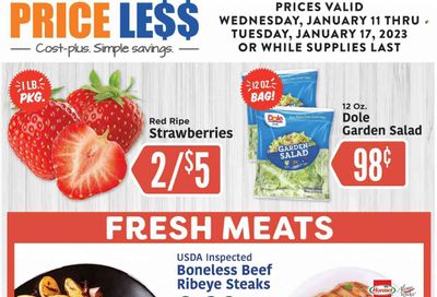 Price Less Foods Weekly Ad Flyer Specials January 11 to January 17, 2023