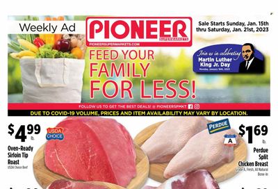 Pioneer Supermarkets (NJ, NY) Weekly Ad Flyer Specials January 15 to January 21, 2023
