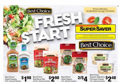 Super Saver Weekly Ad Flyer Specials December 28 to January 17, 2023