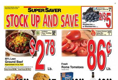 Super Saver Weekly Ad Flyer Specials January 11 to January 17, 2023