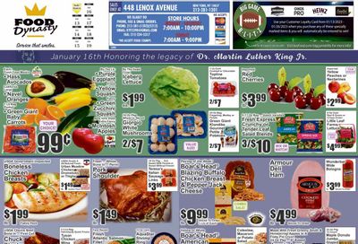 Food Dynasty (NY) Weekly Ad Flyer Specials January 13 to January 19, 2023
