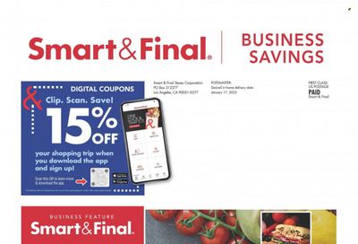 Smart & Final (AZ, CA) Weekly Ad Flyer Specials January 18 to January 31, 2023