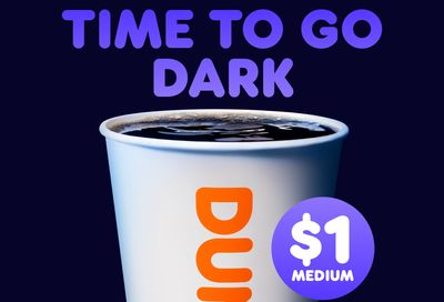 Score a $1 Medium Midnight Coffee with Order Ahead Through to January 31 at Dunkin’ Donuts: A Rewards Exclusive 