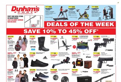 Dunham's Sports (WI) Weekly Ad Flyer Specials January 21 to January 26, 2023