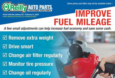 O'Reilly Auto Parts Weekly Ad Flyer Specials January 25 to February 21, 2023