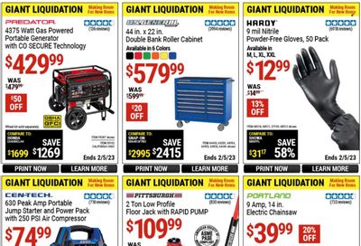 Harbor Freight Weekly Ad Flyer Specials January 27 to February 5, 2023