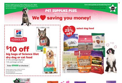 Pet Supplies Plus Weekly Ad Flyer Specials January 26 to February 22, 2023