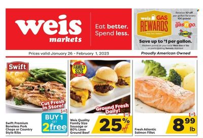 Weis (MD, NY, PA) Weekly Ad Flyer Specials January 26 to February 1, 2023