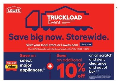 Lowe's Weekly Ad Flyer Specials January 19 to February 8, 2023