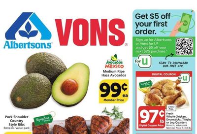 Vons (CA) Weekly Ad Flyer Specials January 25 to January 31, 2023
