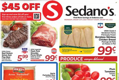 Sedano's (FL) Weekly Ad Flyer Specials January 25 to January 31, 2023