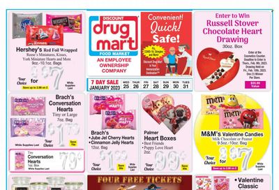 Discount Drug Mart (OH) Weekly Ad Flyer Specials January 25 to January 31, 2023