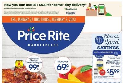 Price Rite (CT, MA, MD, NH, NJ, NY, PA, RI) Weekly Ad Flyer Specials January 27 to February 2, 2023