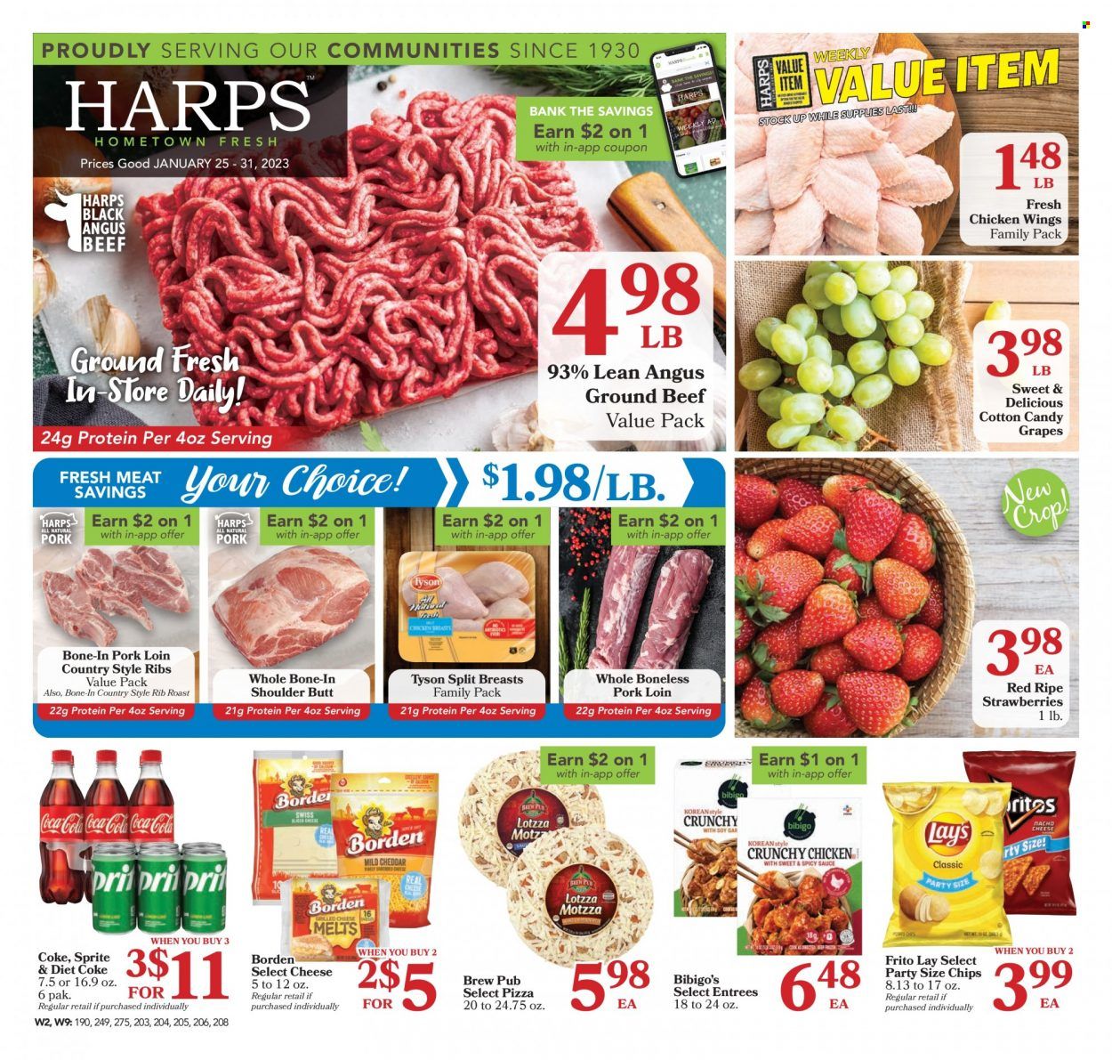 Harps Hometown Fresh (AR, KS, MO) Weekly Ad Flyer Specials January 25