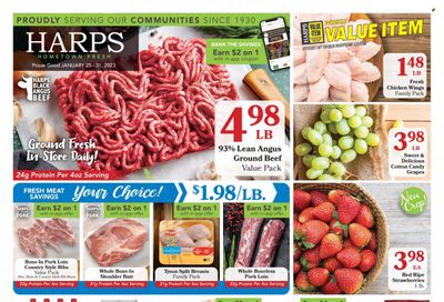 Harps Hometown Fresh (MO) Weekly Ad Flyer Specials January 25 to January 31, 2023