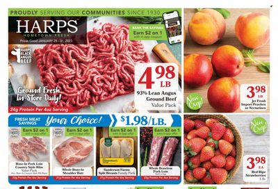 Harps Hometown Fresh (OK) Weekly Ad Flyer Specials January 25 to January 31, 2023