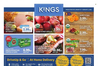 Kings Food Markets (CT, NJ, NY) Weekly Ad Flyer Specials January 27 to February 2, 2023
