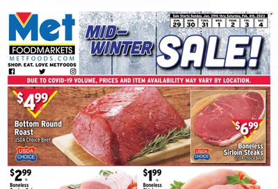 Met Foodmarkets Weekly Ad Flyer Specials January 29 to February 4, 2023 Met Foodmarkets Weekly Ad Flyer Specials January 29 to February 4, 2023