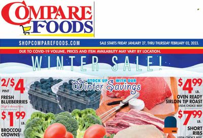 Compare Foods (CT, MD, NC, NJ, NY, RI) Weekly Ad Flyer Specials January 27 to February 2, 2023