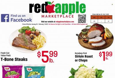 Red Apple Marketplace (OR) Weekly Ad Flyer Specials January 25 to February 7, 2023