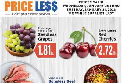 Price Less Foods Weekly Ad Flyer Specials January 25 to January 31, 2023