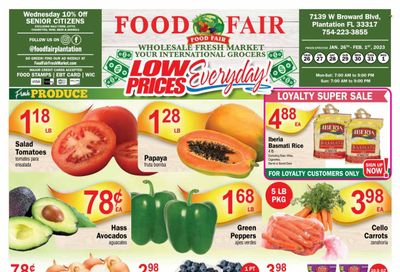 Food Fair Fresh Market (FL) Weekly Ad Flyer Specials January 26 to February 1, 2023