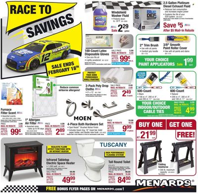 Menards Weekly Ad Flyer Specials February 1 to February 18, 2023