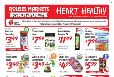 Rouses Markets (AL) Weekly Ad Flyer Specials February 1 to March 1, 2023