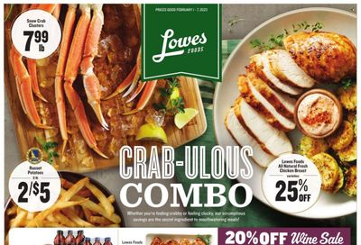 Lowes Foods (NC, SC) Weekly Ad Flyer Specials February 1 to February 7, 2023