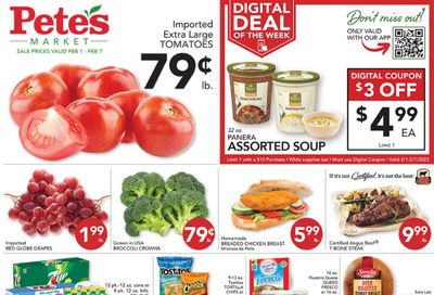 Pete's Fresh Market (IL) Weekly Ad Flyer Specials February 1 to February 7, 2023 Pete's Fresh Market (IL) Weekly Ad Flyer Specials February 1 to February 7, 2023