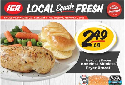 IGA (IN) Weekly Ad Flyer Specials February 1 to February 7, 2023