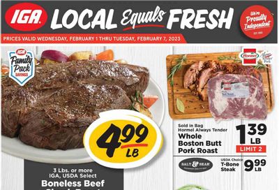 IGA (KY) Weekly Ad Flyer Specials February 1 to February 7, 2023