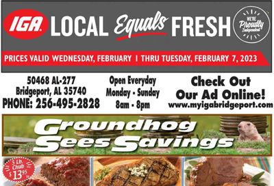 IGA (50) Weekly Ad Flyer Specials February 1 to February 7, 2023
