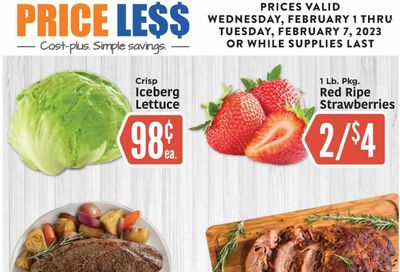 Price Less Foods Weekly Ad Flyer Specials February 1 to February 7, 2023