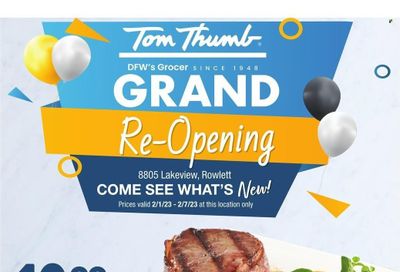 Tom Thumb (TX) Weekly Ad Flyer Specials February 1 to February 7, 2023 Tom Thumb (TX) Weekly Ad Flyer Specials February 1 to February 7, 2023