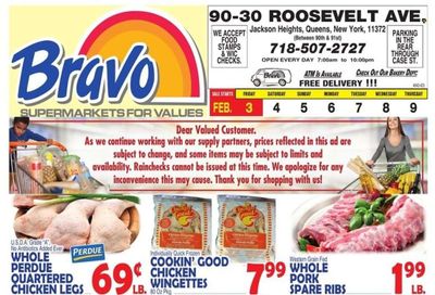 Bravo Supermarkets (CT, FL, MA, NJ, NY, PA) Weekly Ad Flyer Specials February 3 to February 9, 2023