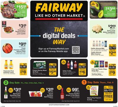 Fairway Market (CT, NJ, NY) Weekly Ad Flyer Specials February 3 to February 9, 2023