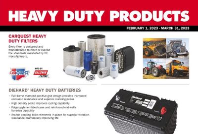 Carquest Weekly Ad Flyer Specials February 1 to March 31, 2023