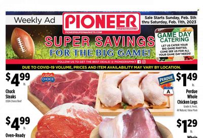 Pioneer Supermarkets (NJ, NY) Weekly Ad Flyer Specials February 5 to February 11, 2023
