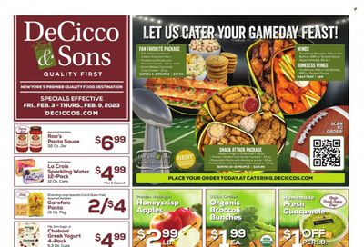DeCicco & Sons (NY) Weekly Ad Flyer Specials February 3 to February 9, 2023
