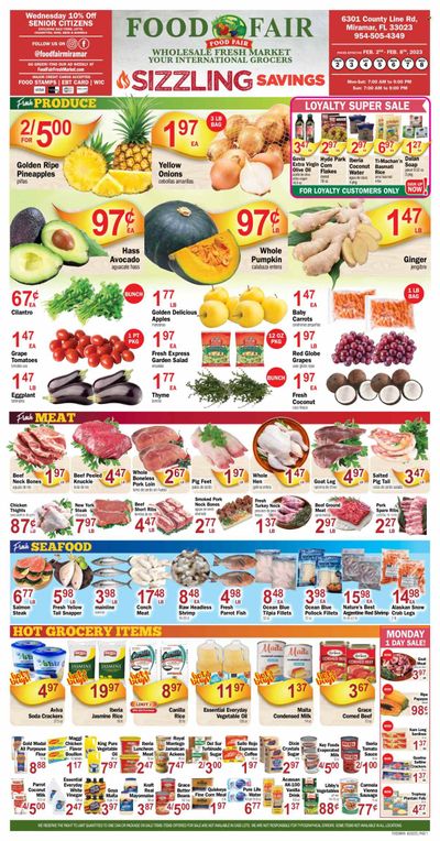 Food Fair Fresh Market (FL) Weekly Ad Flyer Specials February 2 to February 8, 2023