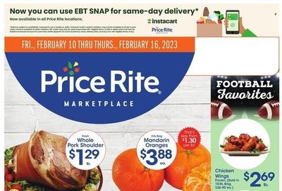 Price Rite (CT, MA, MD, NH, NJ, NY, PA, RI) Weekly Ad Flyer Specials February 10 to February 16, 2023