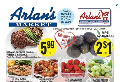 Arlan's Market (TX) Weekly Ad Flyer Specials February 8 to February 14, 2023