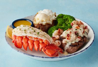 Lobsterfest Continues with More New Dishes Like the Lobster & Shrimp-Topped Sirloin at Red Lobster 